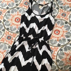 Chevron maxi dress